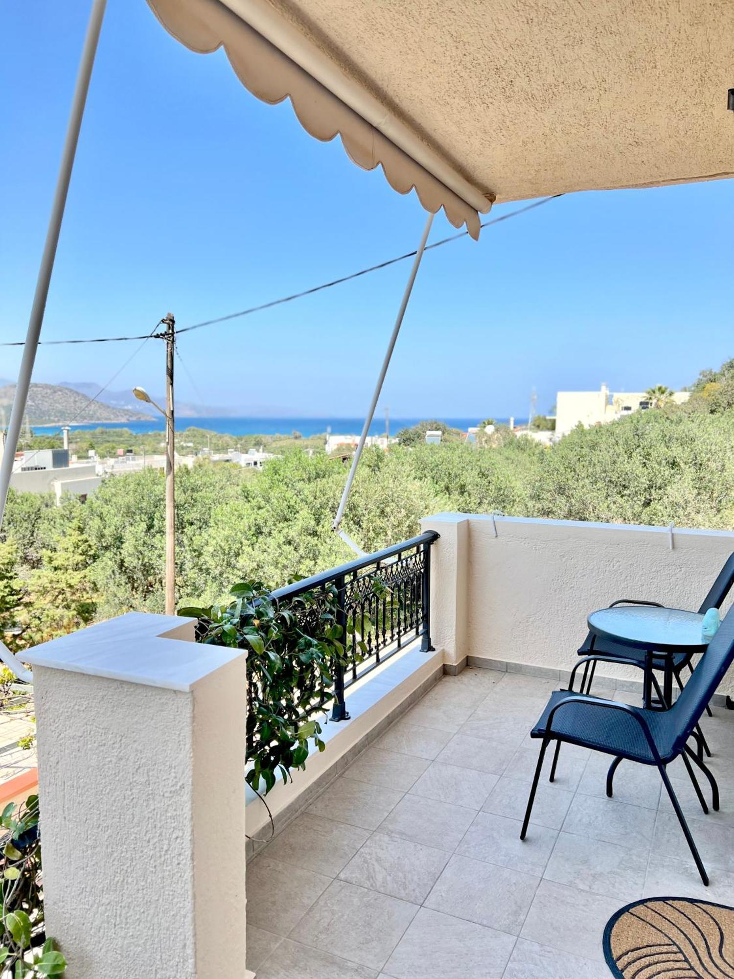 “Shiny” Sea View Apartment At Istron Agios Nikolaos Buitenkant foto